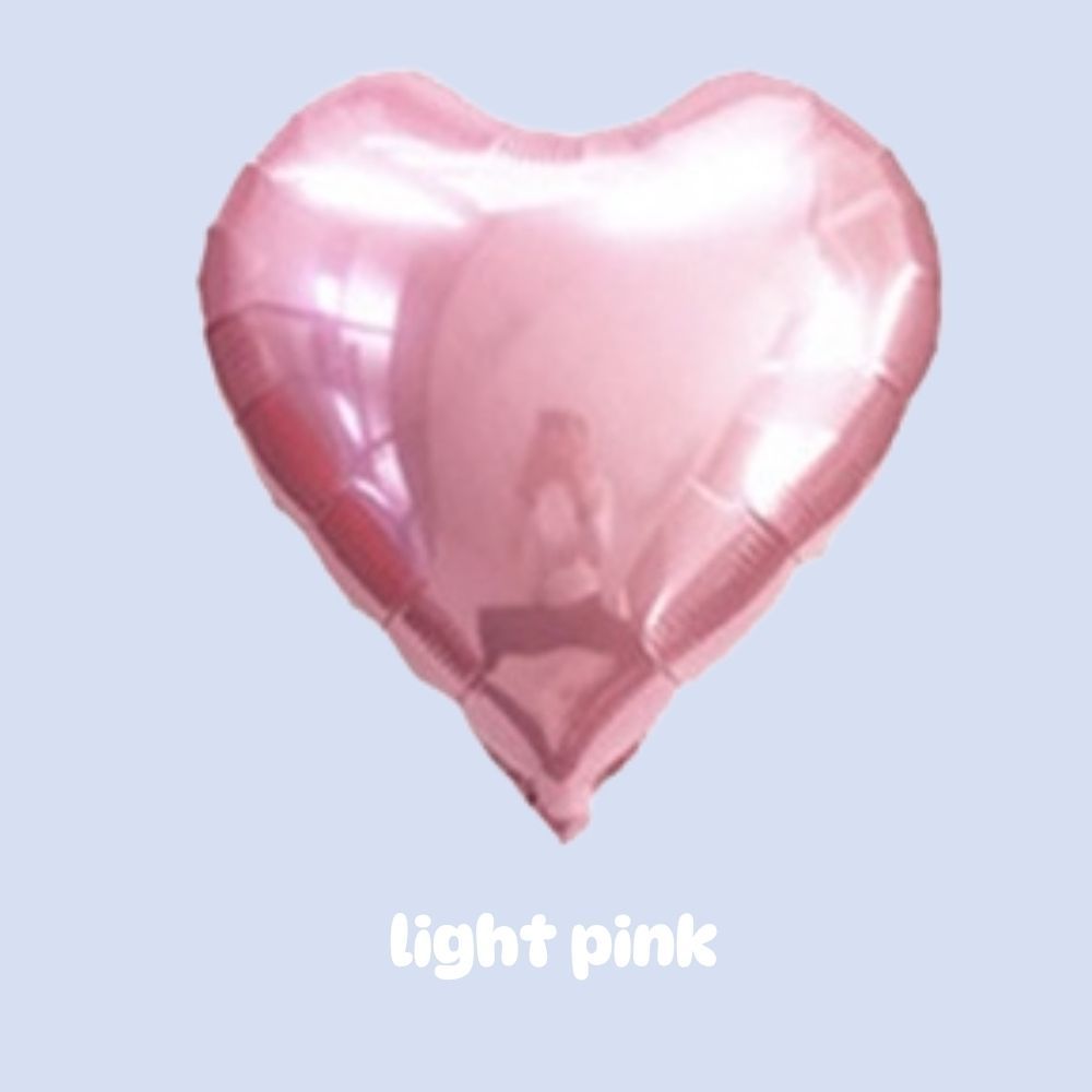 Individual Helium Inflated Heart Balloon Star Balloon