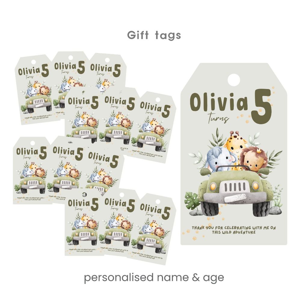 Animal Safari theme party balloon for Happy birthday Party Decoration