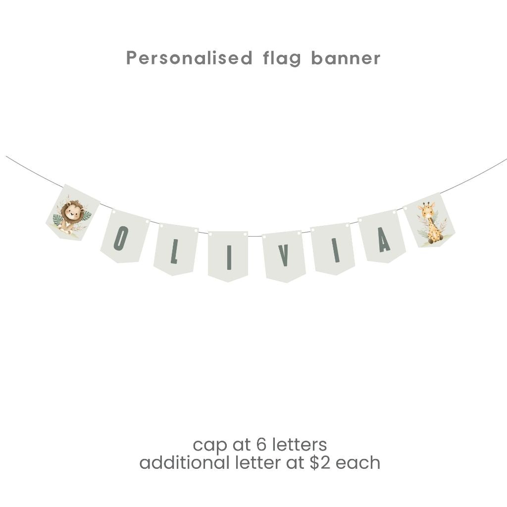 Animal Safari theme party balloon for Happy birthday Party Decoration