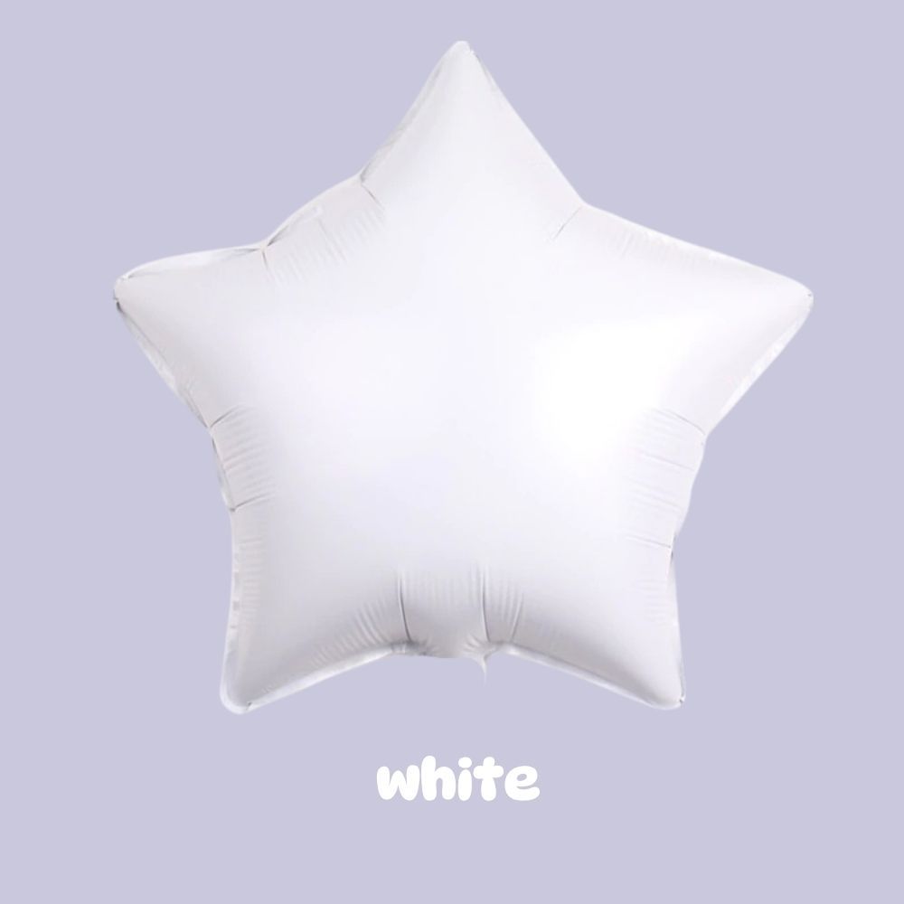 Individual Helium Inflated Heart Balloon Star Balloon