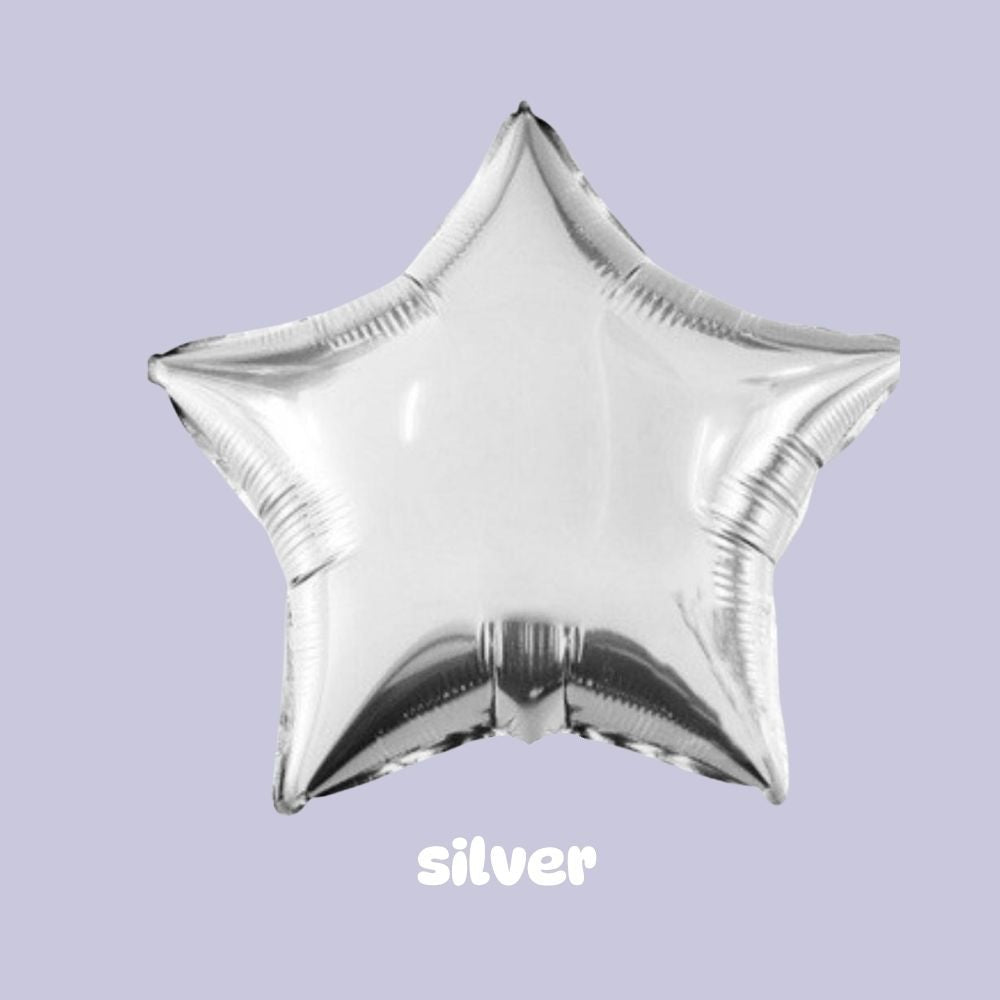 Individual Helium Inflated Heart Balloon Star Balloon