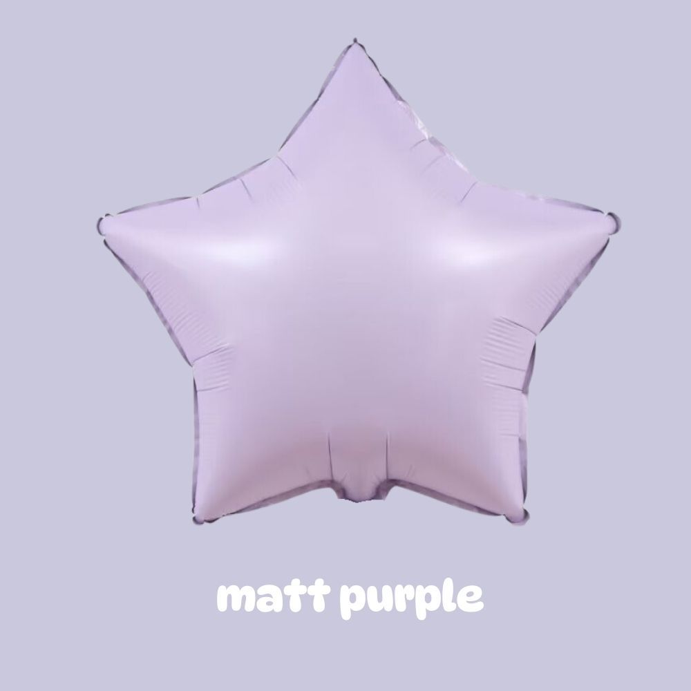 Individual Helium Inflated Heart Balloon Star Balloon