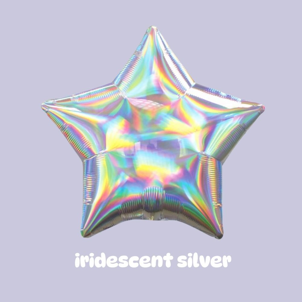 Individual Helium Inflated Heart Balloon Star Balloon