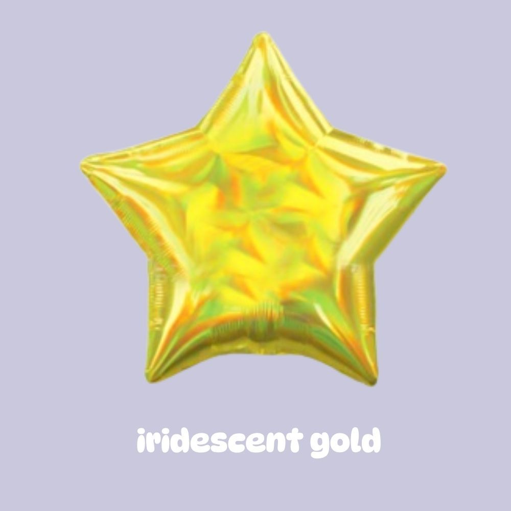 Individual Helium Inflated Heart Balloon Star Balloon