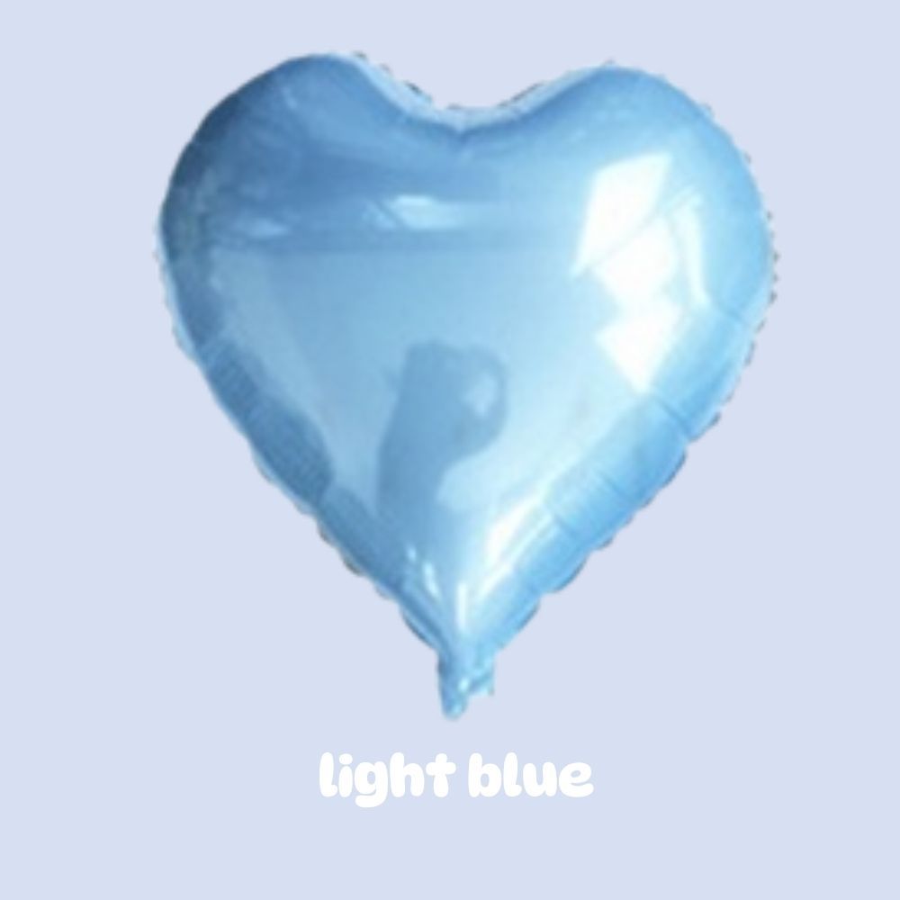 Individual Helium Inflated Heart Balloon Star Balloon