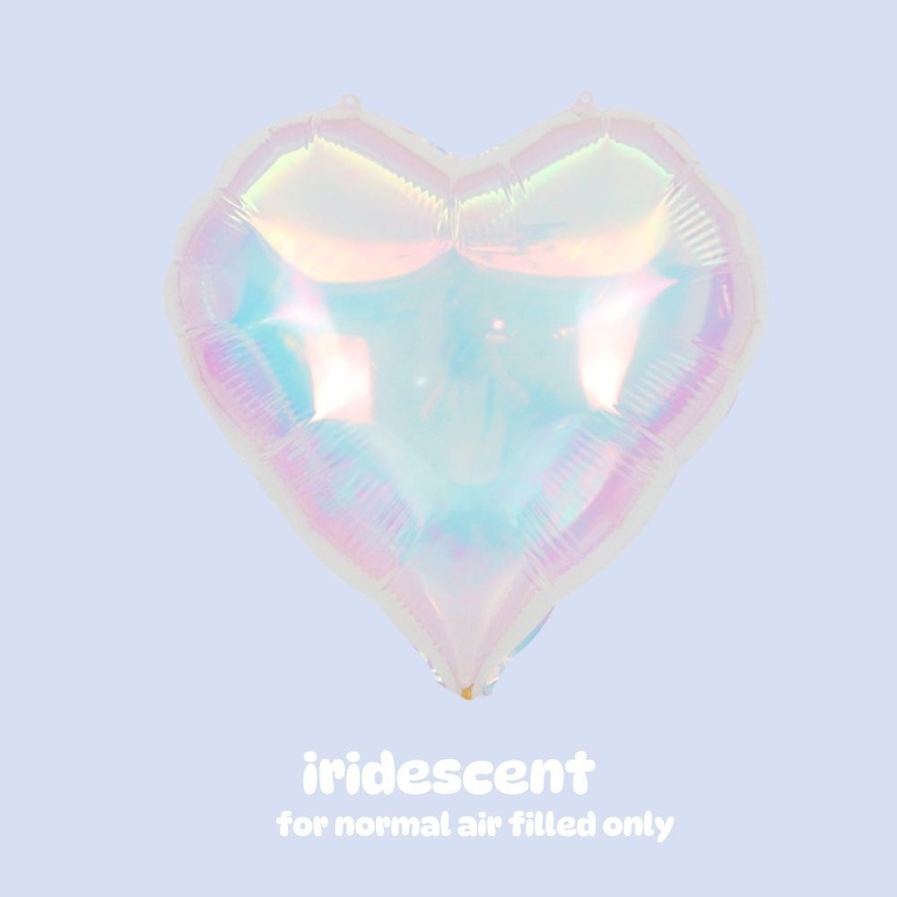 Individual Helium Inflated Heart Balloon Star Balloon