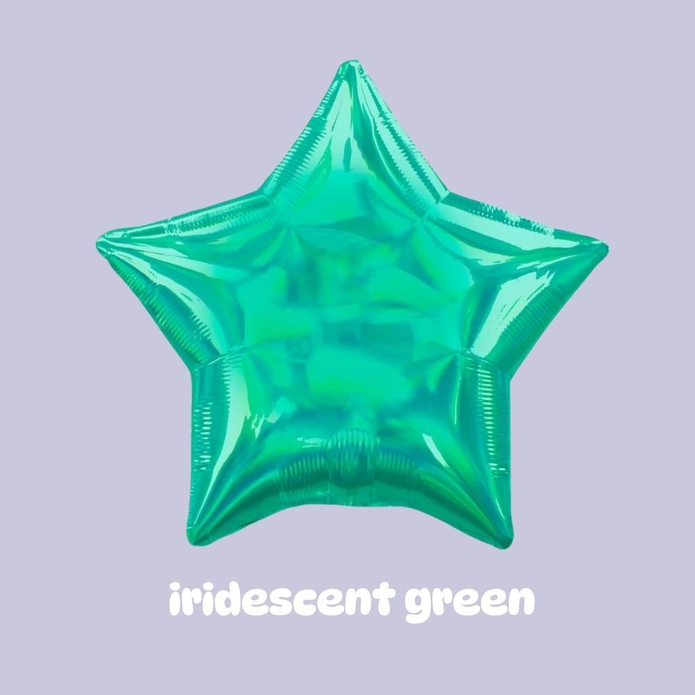 Individual Helium Inflated Heart Balloon Star Balloon