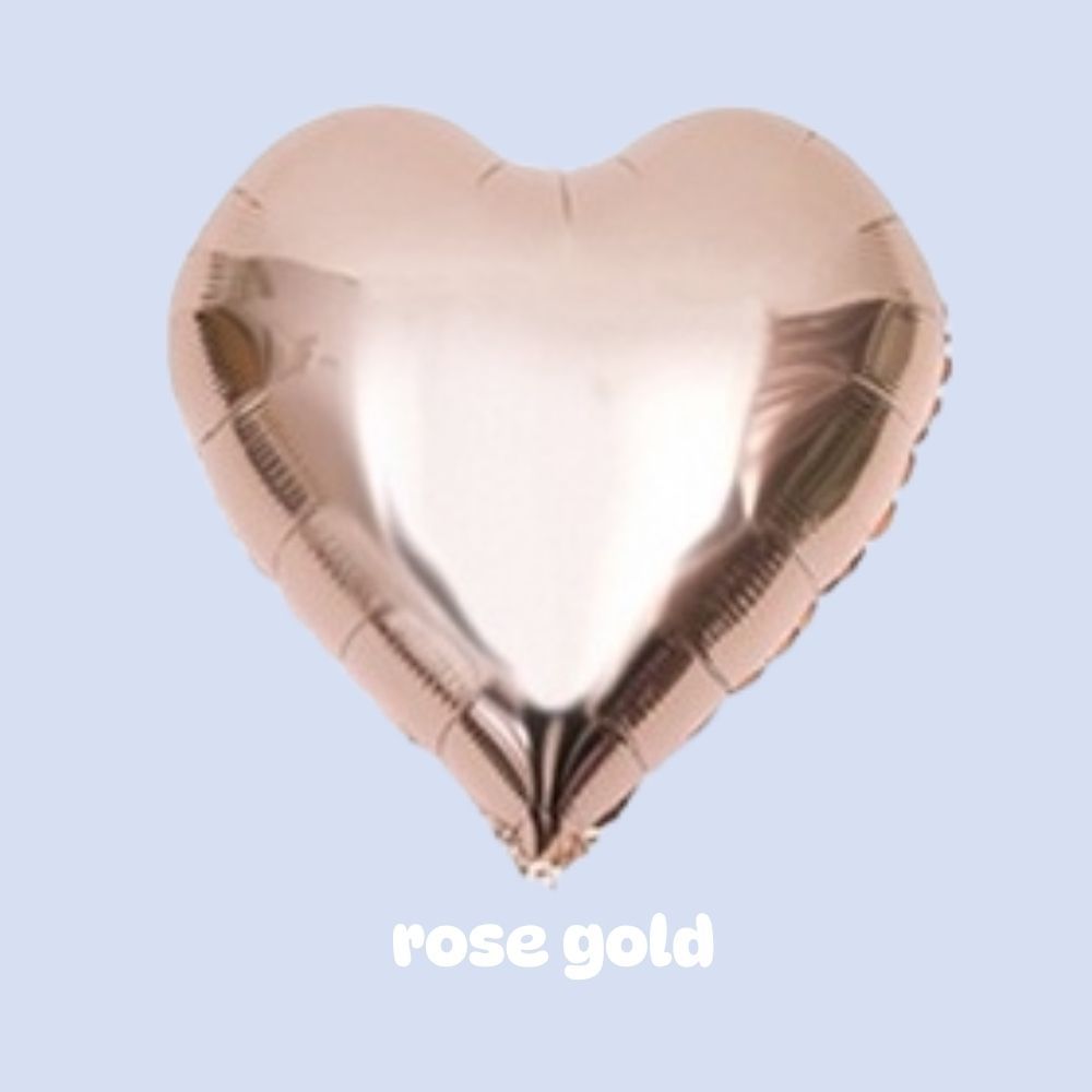 Individual Helium Inflated Heart Balloon Star Balloon