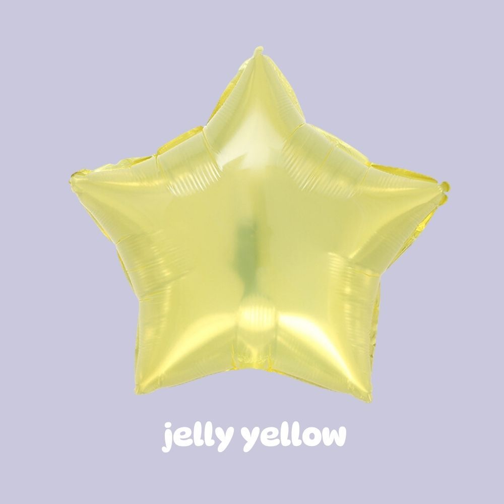 Individual Helium Inflated Heart Balloon Star Balloon