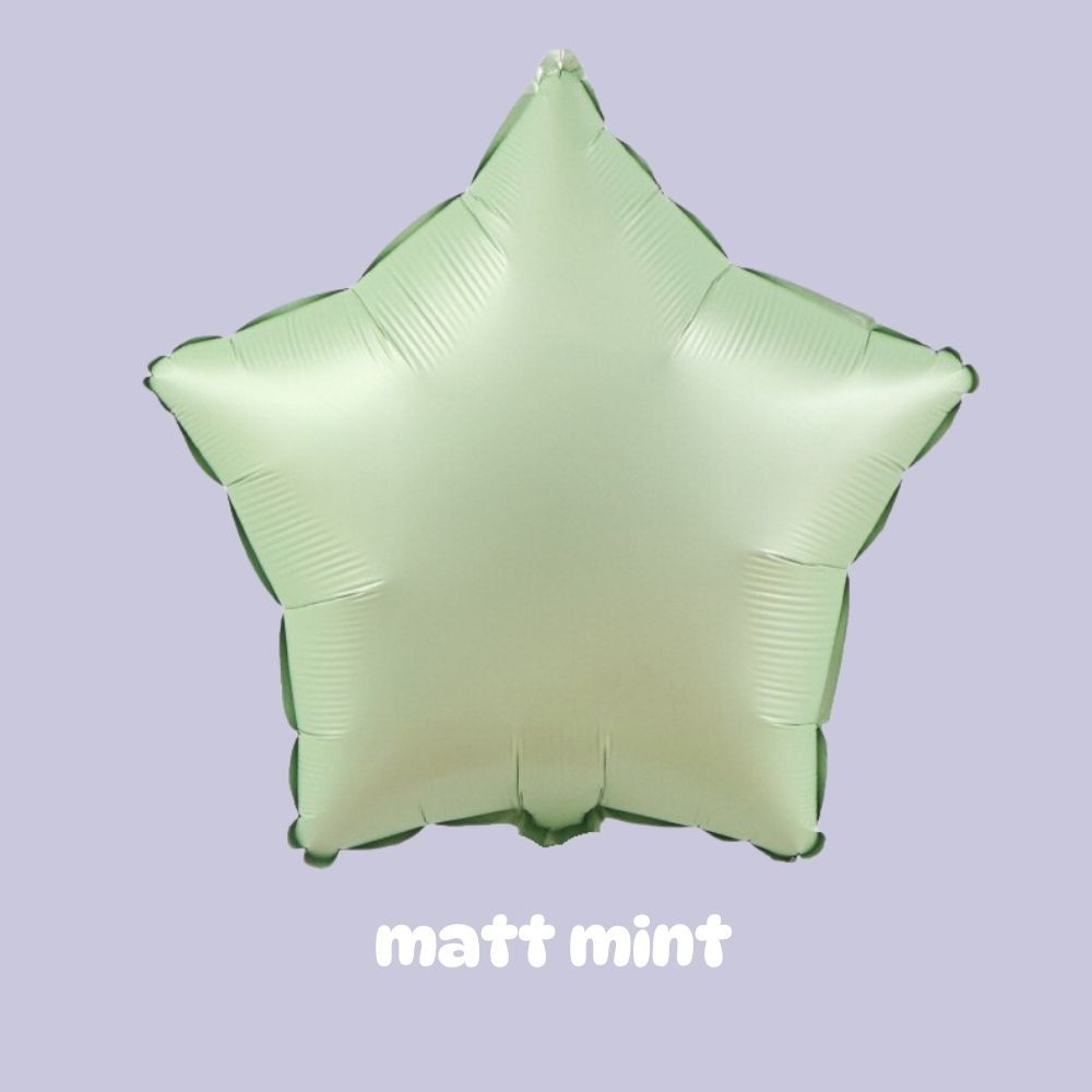 Individual Helium Inflated Heart Balloon Star Balloon