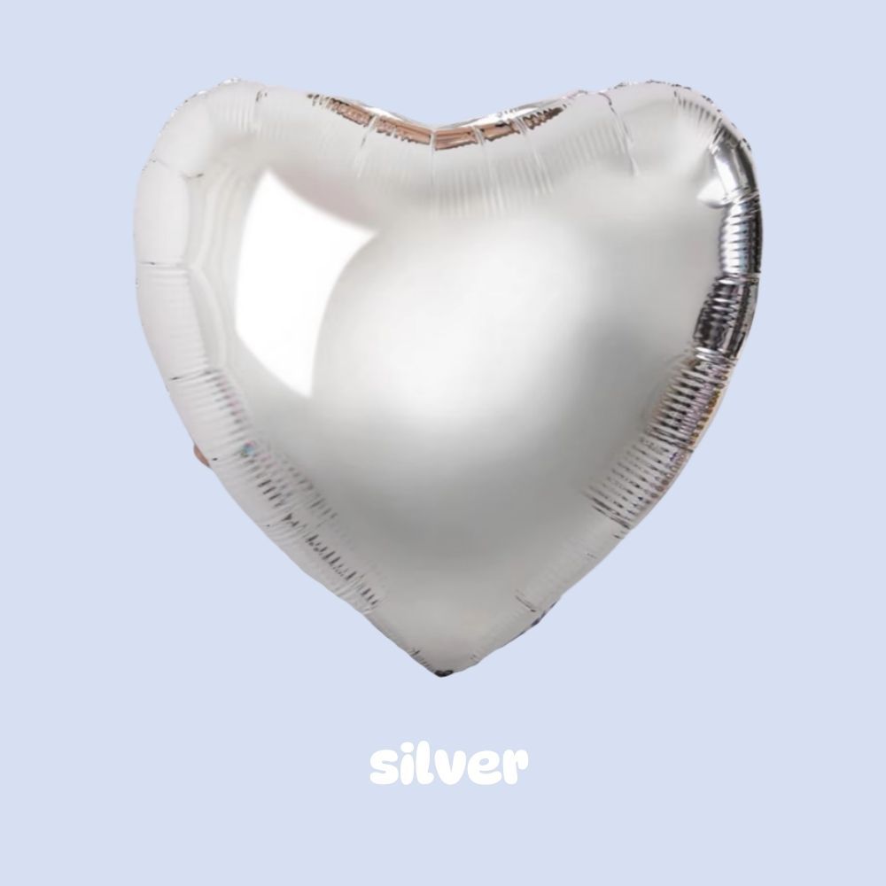 Individual Helium Inflated Heart Balloon Star Balloon