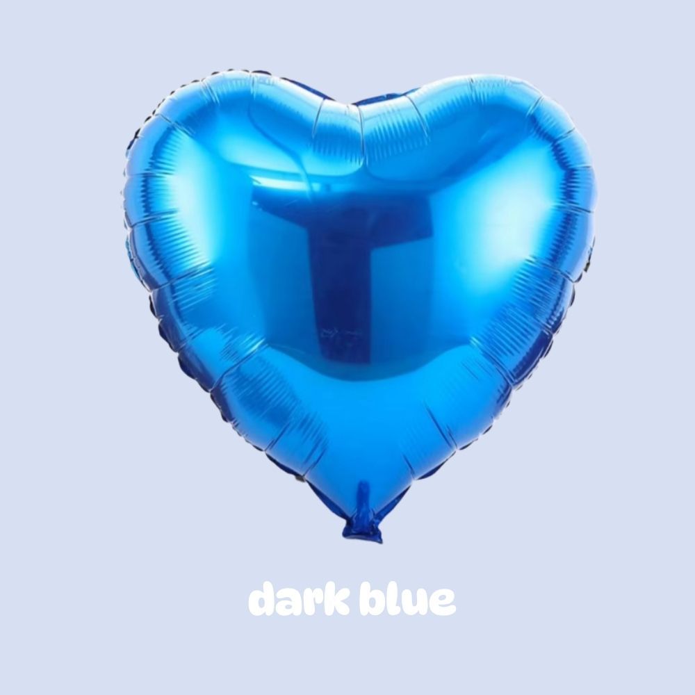 Individual Helium Inflated Heart Balloon Star Balloon