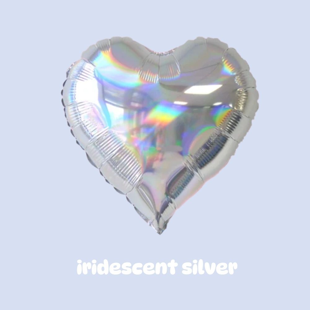 Individual Helium Inflated Heart Balloon Star Balloon