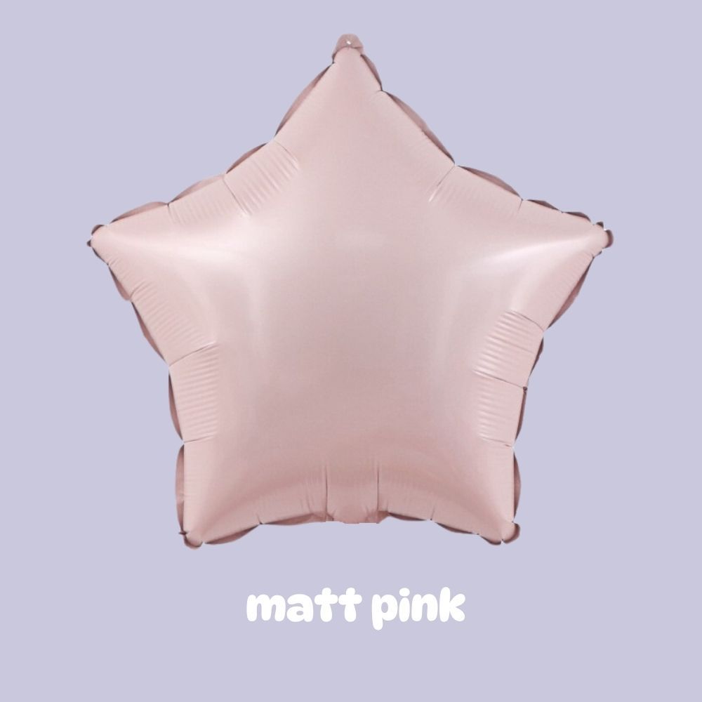 Individual Helium Inflated Heart Balloon Star Balloon