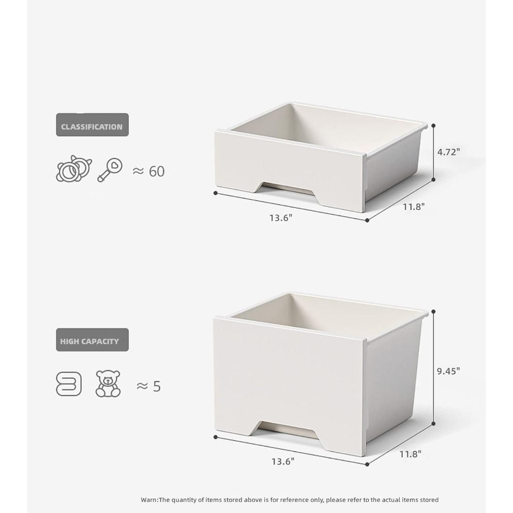 Modern style Children's Toy Storage Shelf Cabinet Drawer set Room Organizer Box Locker