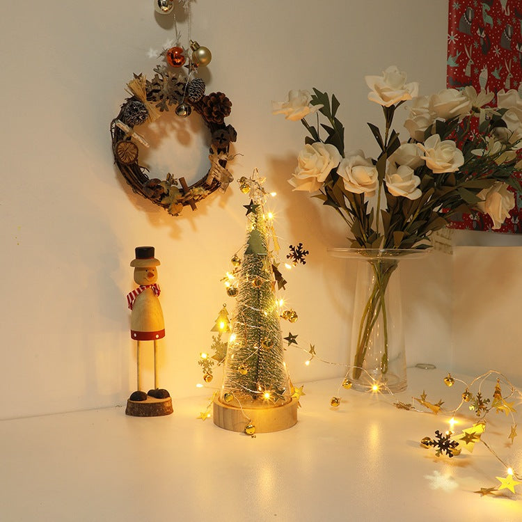 Gold Tree Star Chritmas Light for Christmas Party Christmas Tree