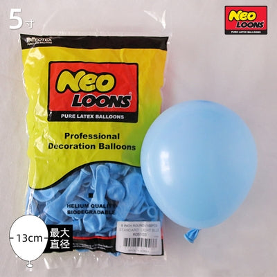 5 inch latex balloon metallic confetti solid pearl pastel chrome vintage birthday party balloon