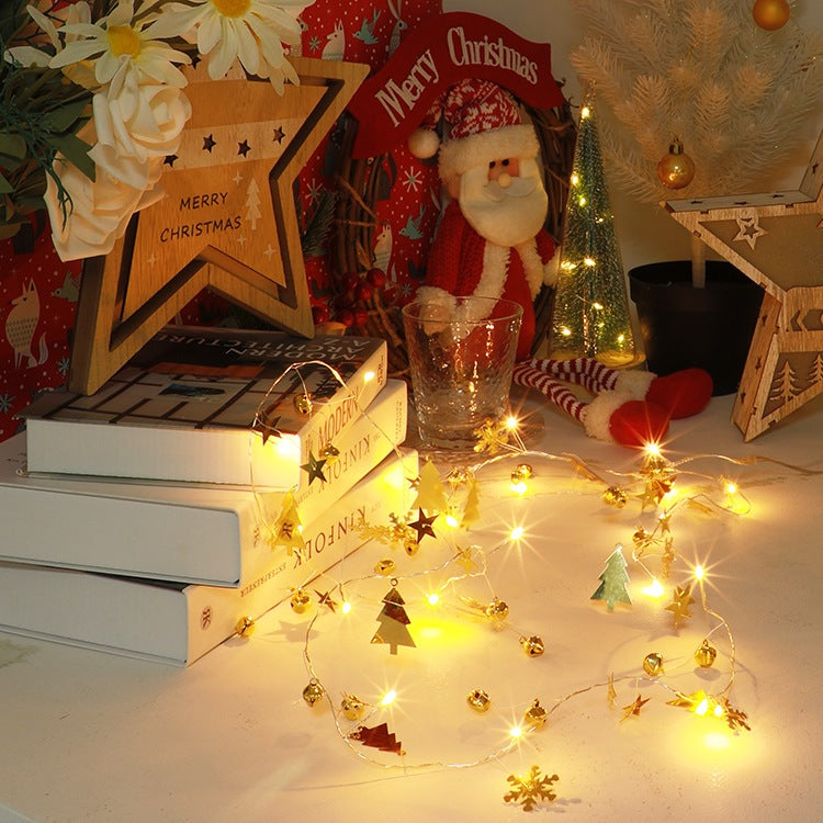 Gold Tree Star Chritmas Light for Christmas Party Christmas Tree