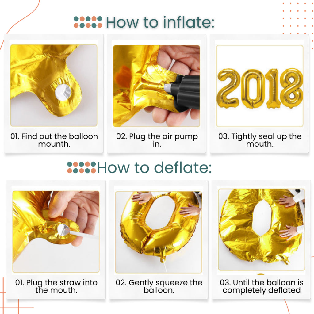 All 40inch Giant Number Balloon