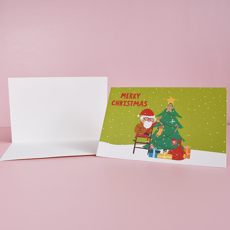 24pcs/set Mini Christmas Gift Card Christmas Greeting Card