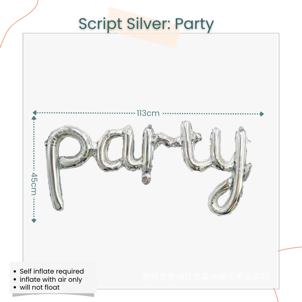 Individual Helium Inflated Heart Balloon Star Balloon