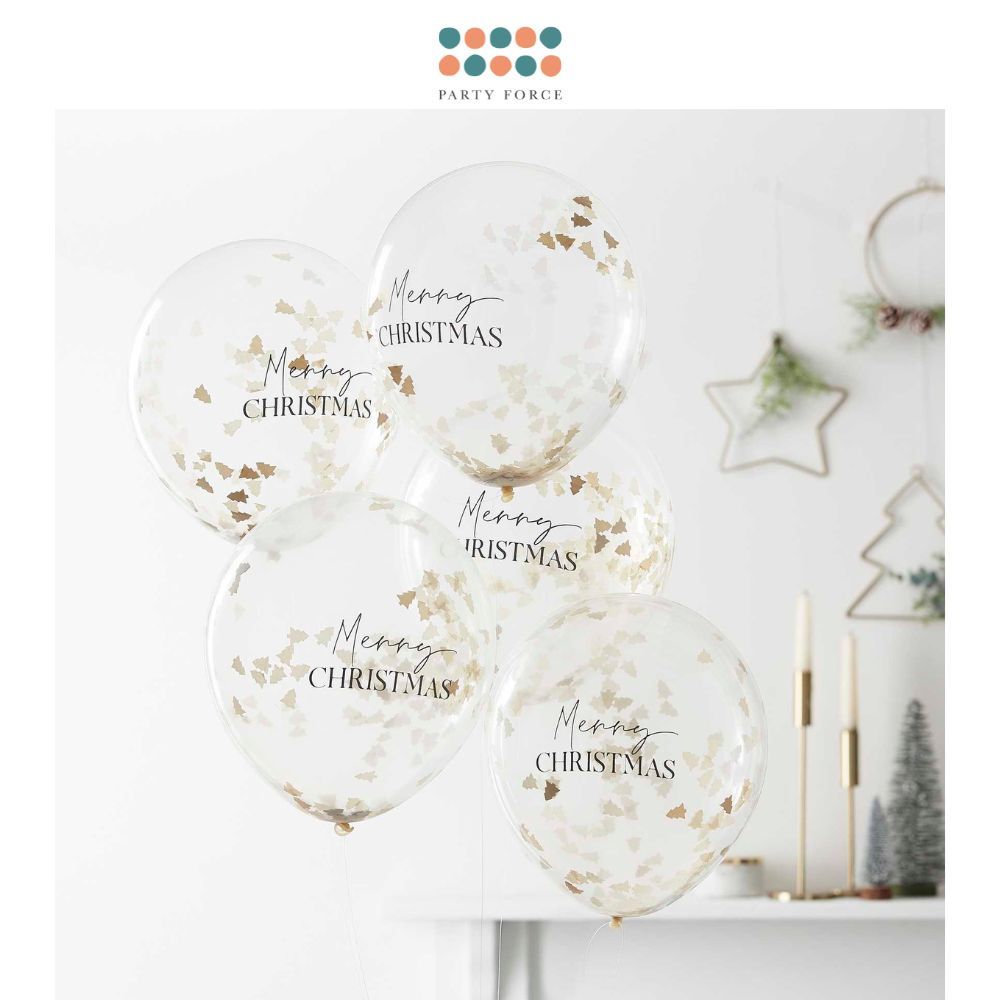 Christmas Confetti Balloon Pack for Chrismas Decoration