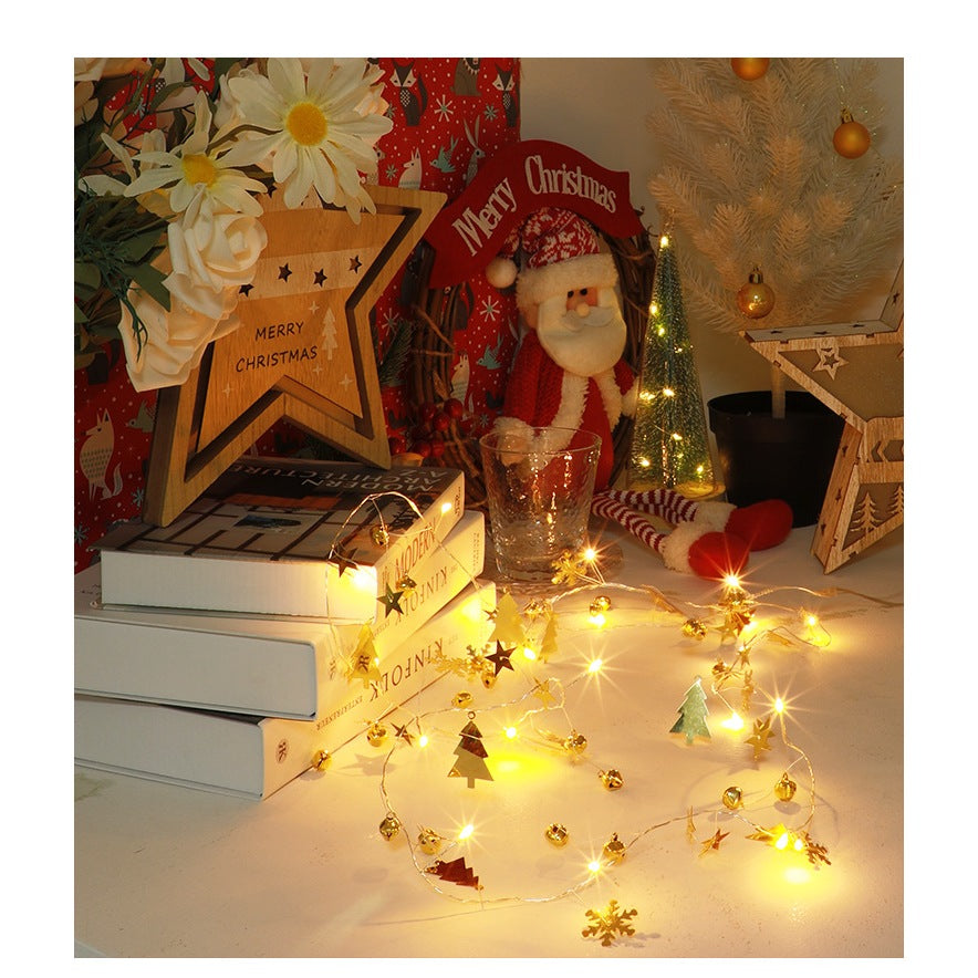 Gold Tree Star Chritmas Light for Christmas Party Christmas Tree