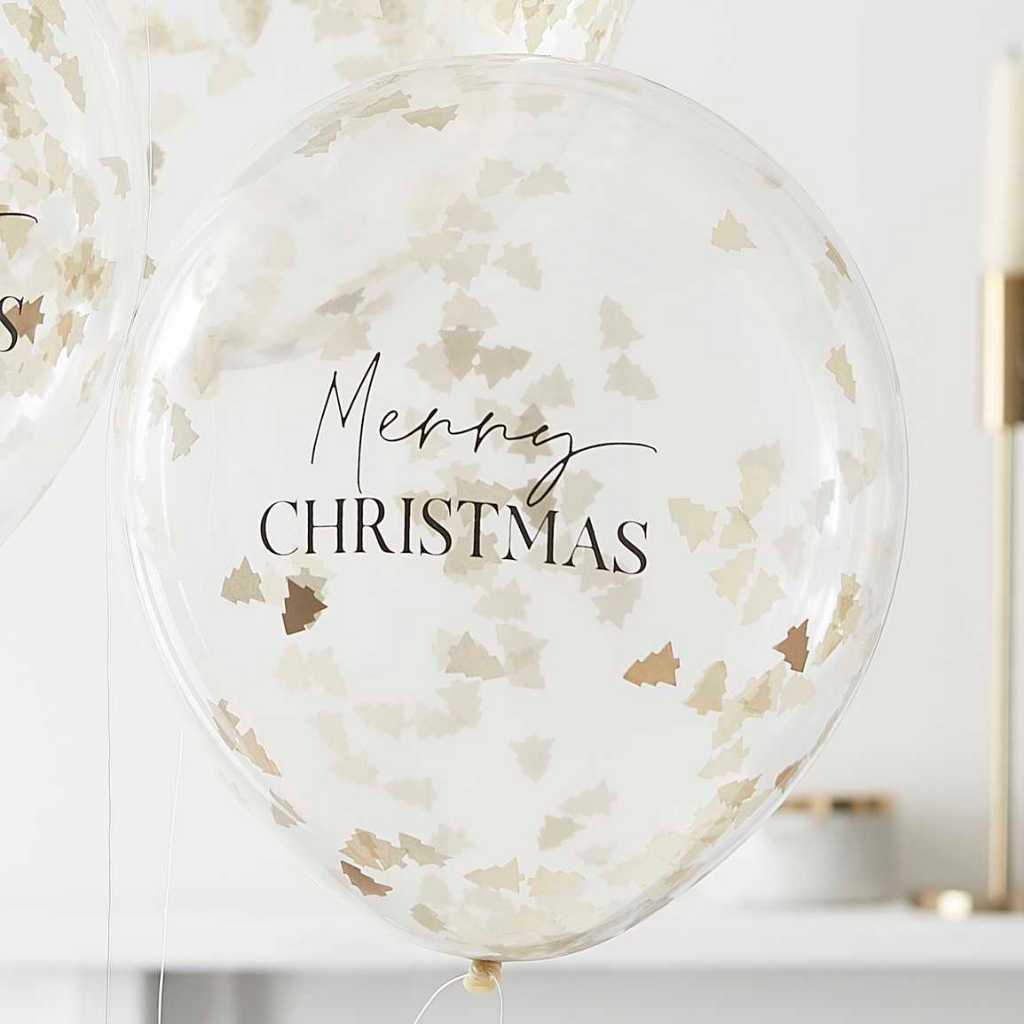 Christmas Confetti Balloon Pack for Chrismas Decoration