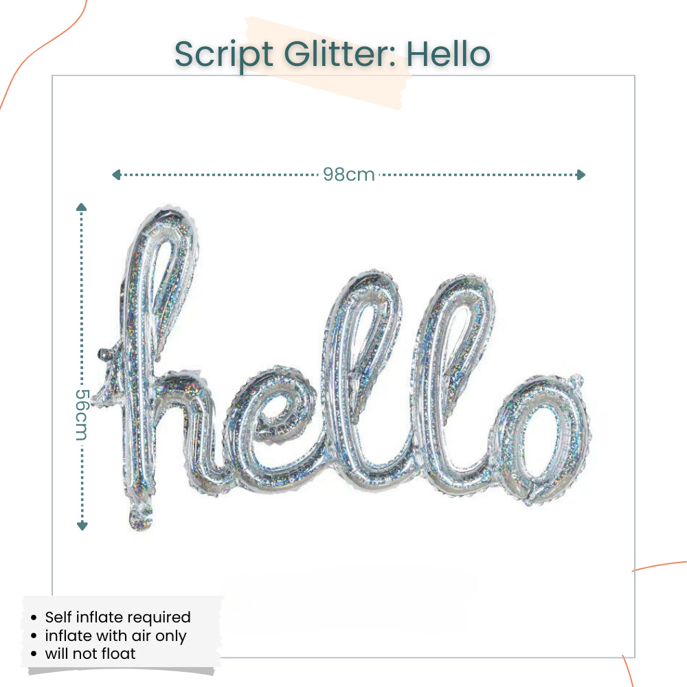 Individual Helium Inflated Heart Balloon Star Balloon