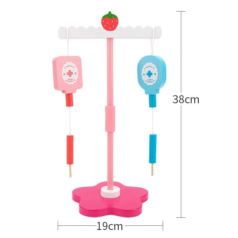 Solid Wood Kids Pretend Play Docter Role Play Set