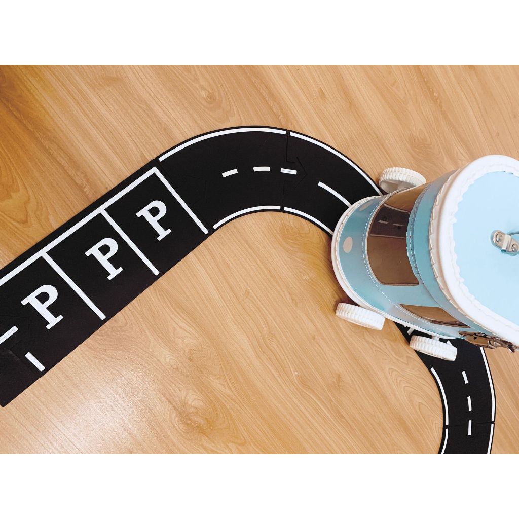 PVC Track Puzzle Set Toys Car Highway Building Modeling Plastic Kindergarten Toys