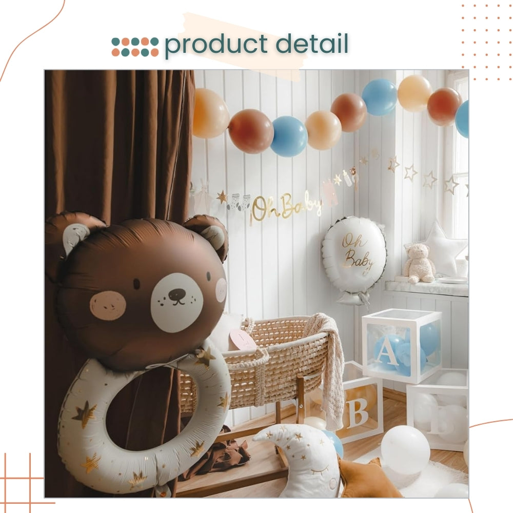 Premium Baby Shower Foil Balloon Nursery Decoration