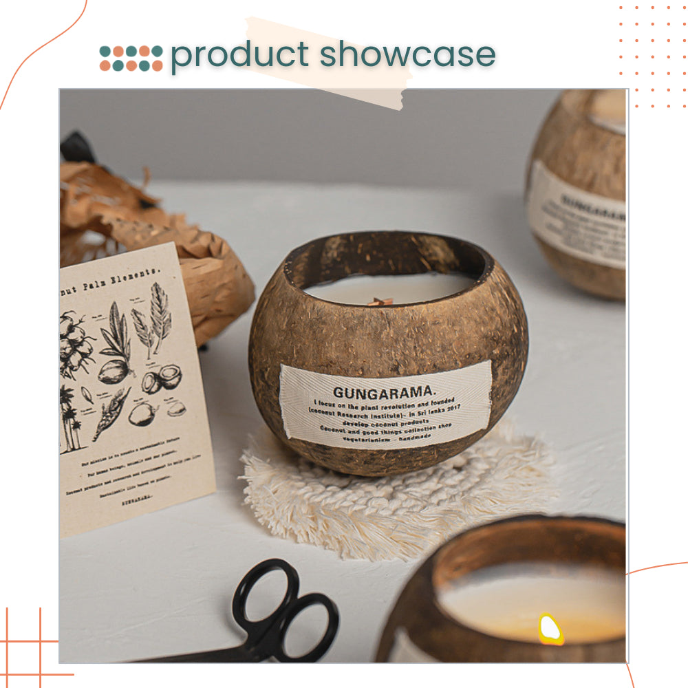 Coconut Scented Candle Aroma Sensation great for birthday gift wedding favors