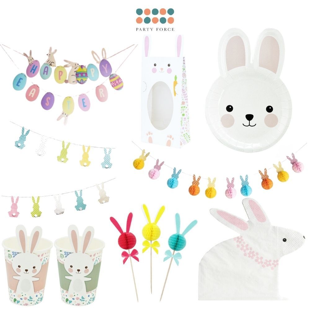 Easter Theme Tableware Banner For Easter Decoration Parties