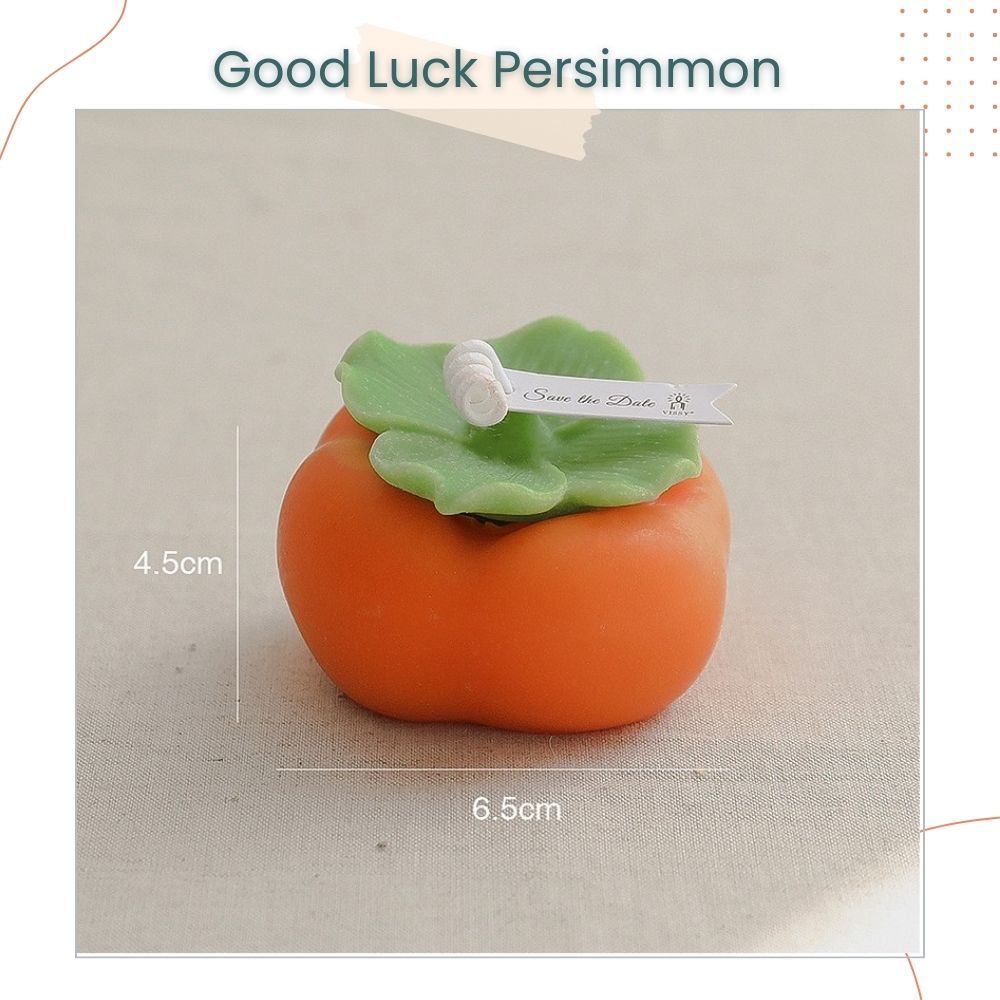 Orange Scented Candle Creative Ornaments for Living Home Birthday Gift