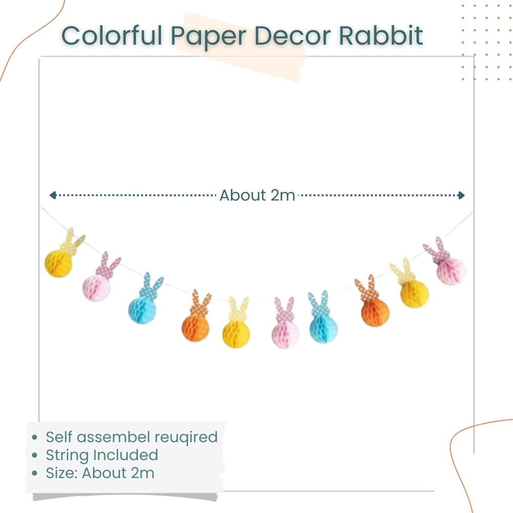 Easter Theme Tableware Banner For Easter Decoration Parties