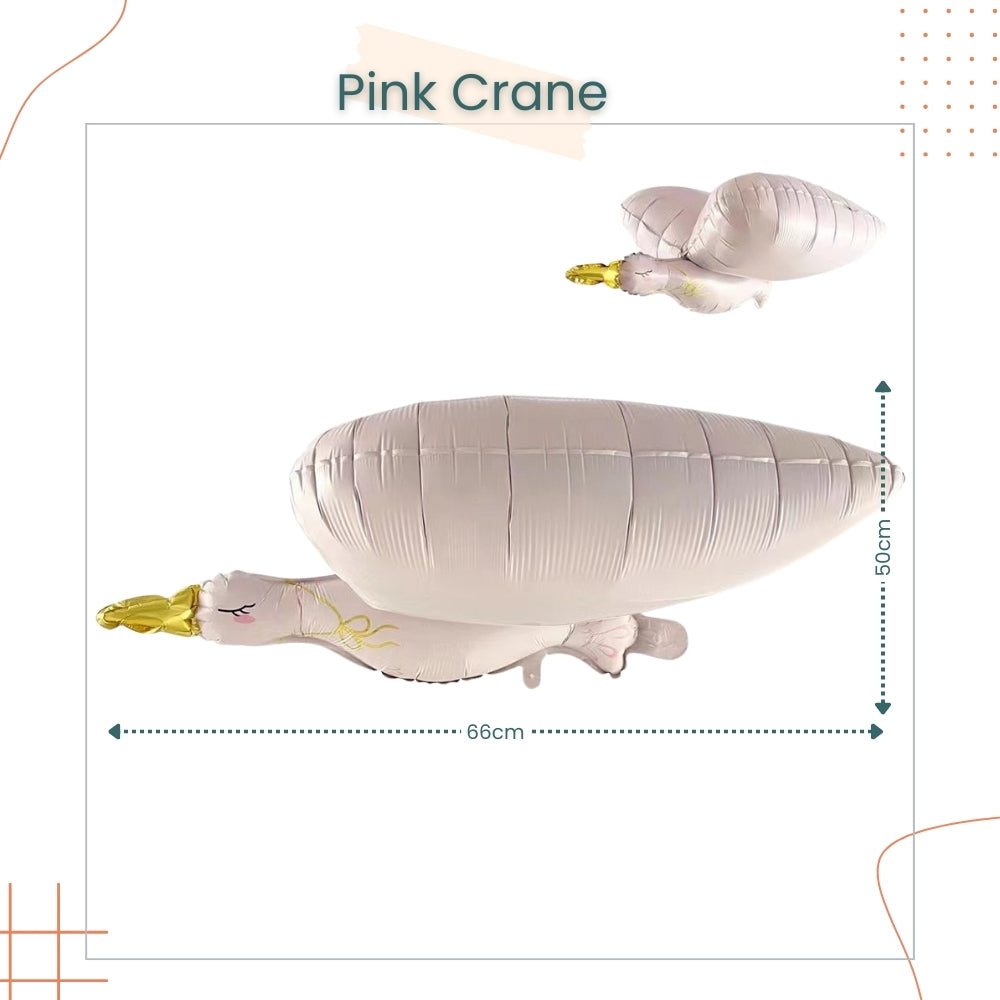 Premium Matt Finishing Goodnight moon Pink Mouse Rabbit Crane Foil balloon for birthday party decoration