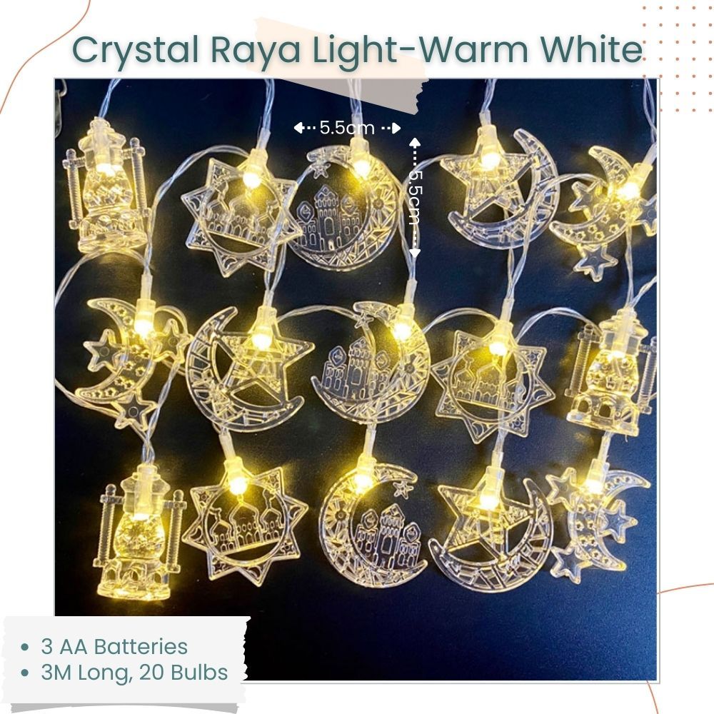 Hari Raya Lampu LED Decor Light For Eid Hari Raya Decoration Parties