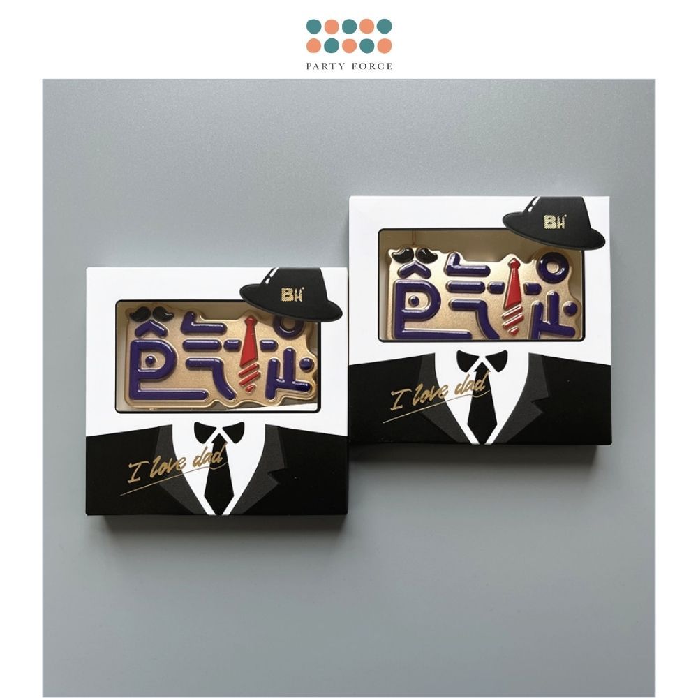 Happy Father's Day Design Candle for Father's Day Cake Decoration