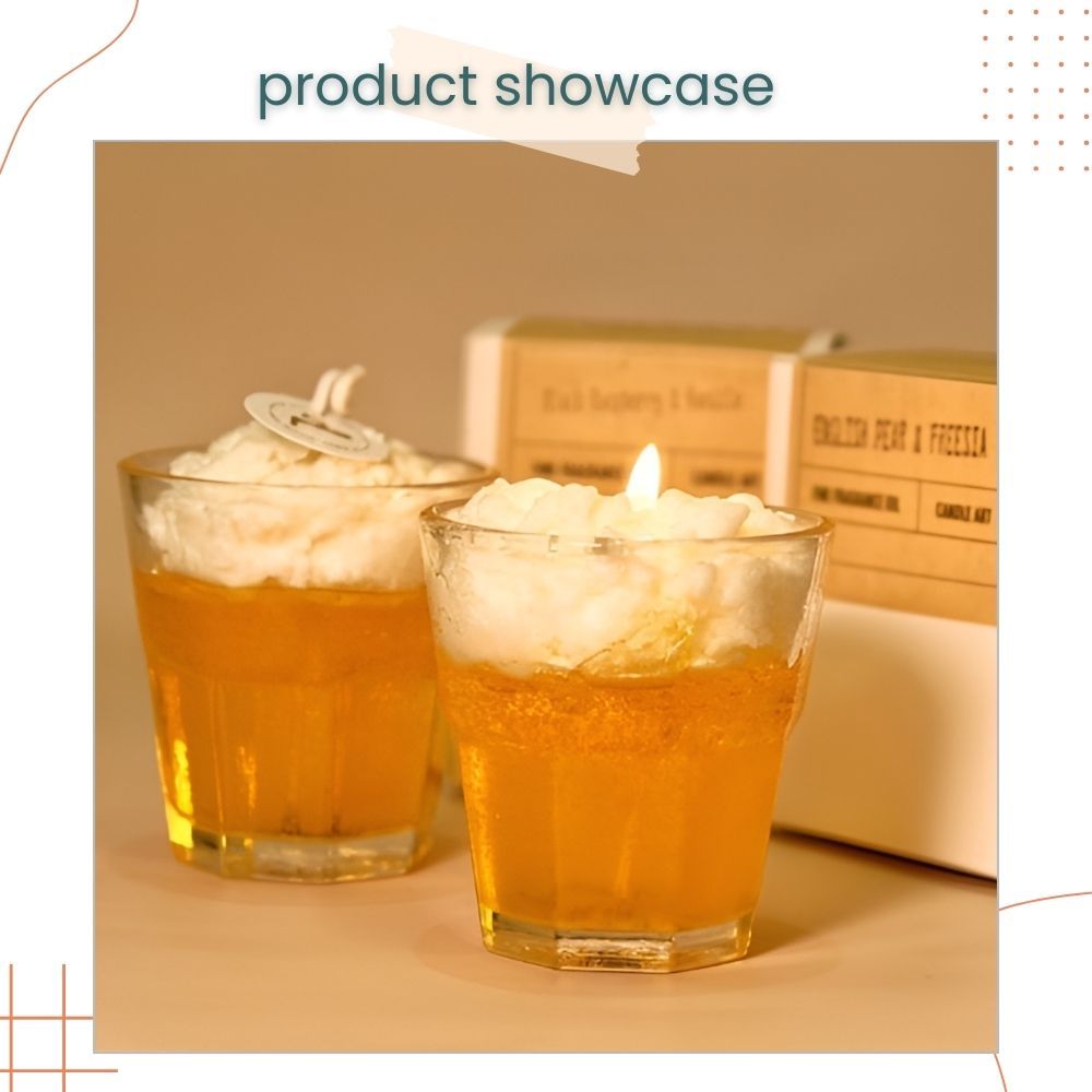 Simulated Butter Beer Fried Chicken Scented Candle for Birthday Gift