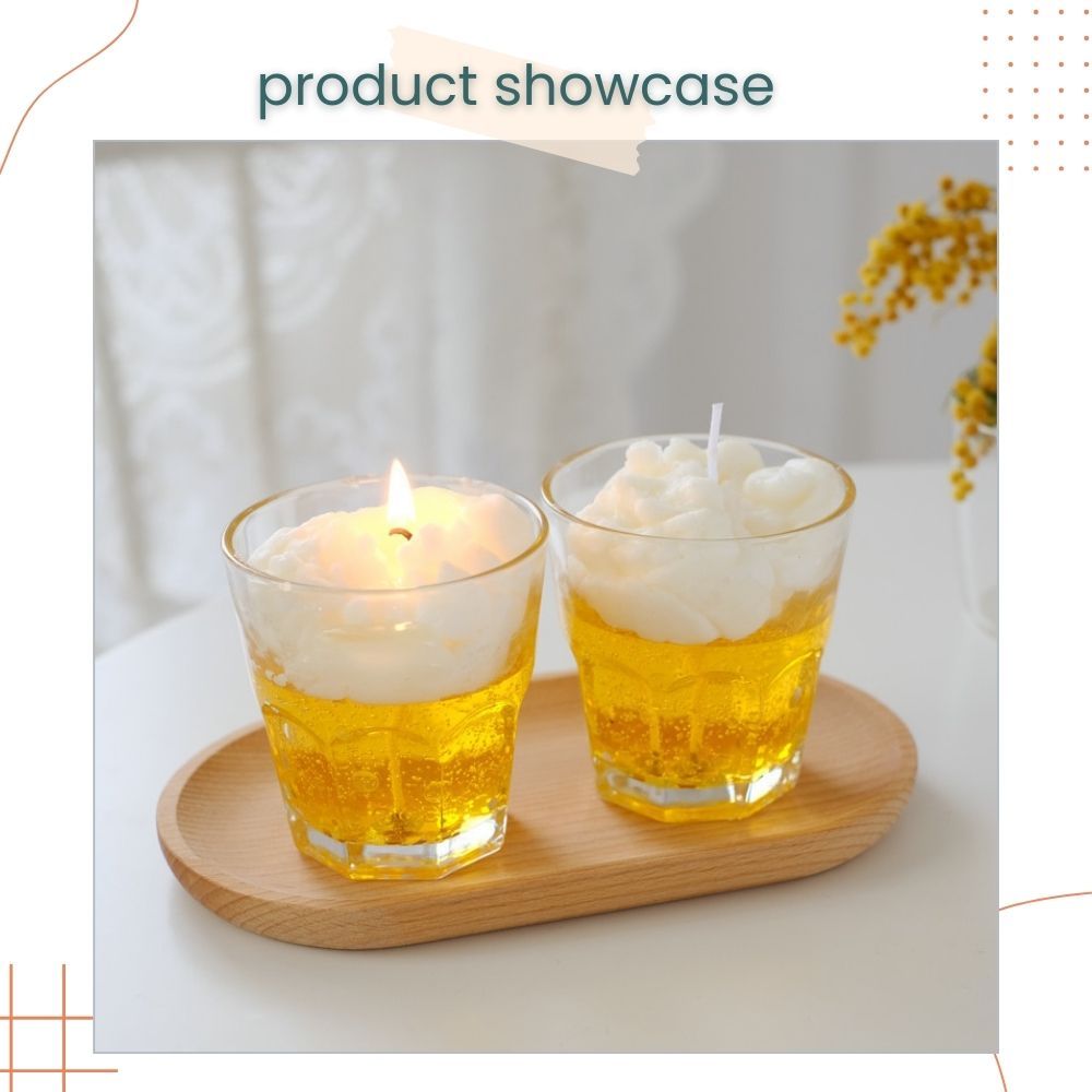 Simulated Butter Beer Fried Chicken Scented Candle for Birthday Gift