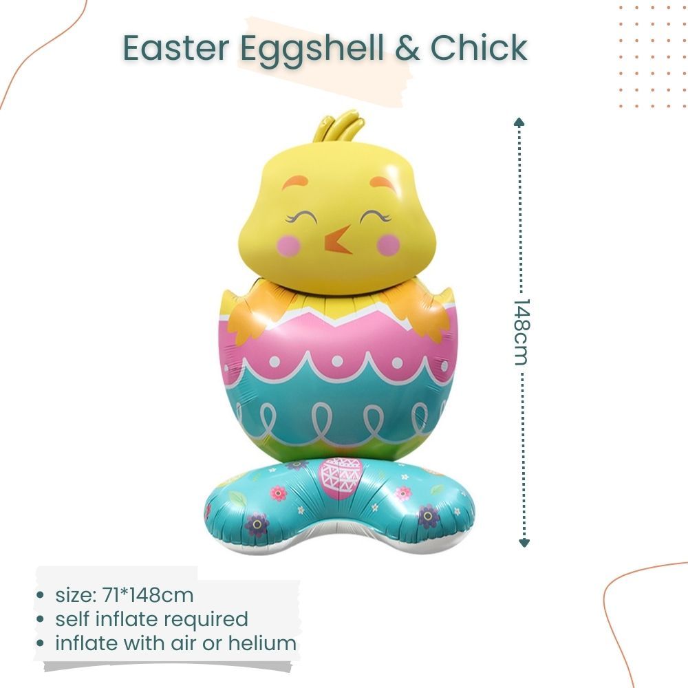 Happy Easter Foil Balloon for Easter Day Decoration Events Parties