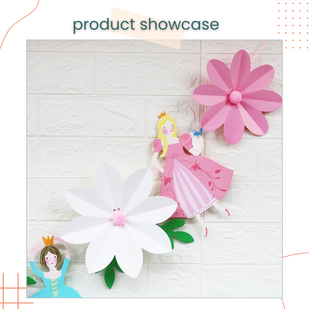 Unicorn Princess Theme Happy Birthday Decoractive Banner for Event Party Decoration