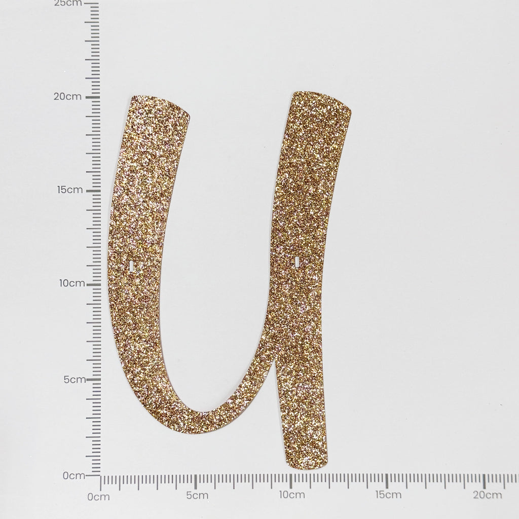 Happy Birthday Banner Rose Gold Custom Cursive Glitter Script Banner for Birthday Party