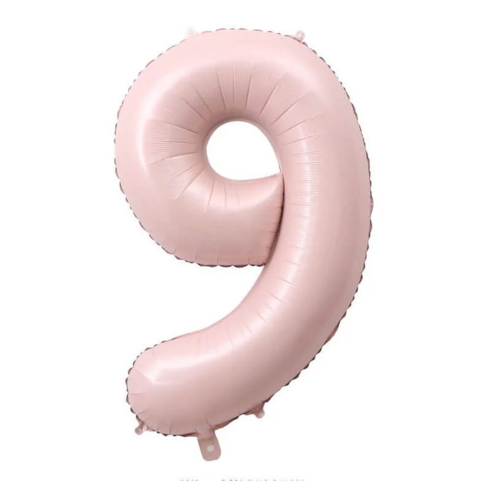 40 inch number balloon baby pink number balloon for birthday party decoration