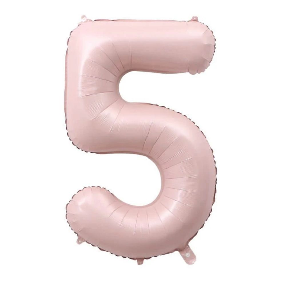 40 inch number balloon baby pink number balloon for birthday party decoration