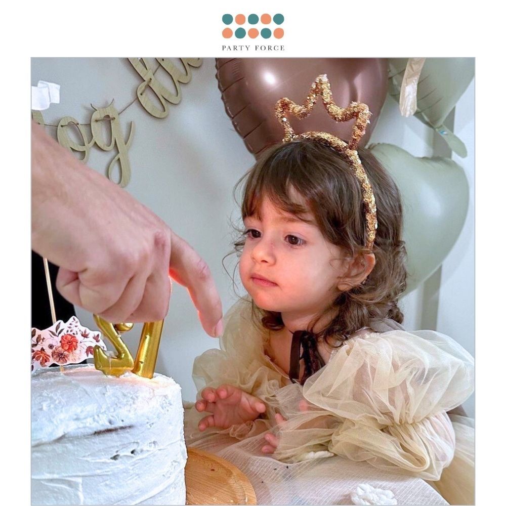 Glitter Star Crown Party Headband Tiara for Birthday Party Accessories