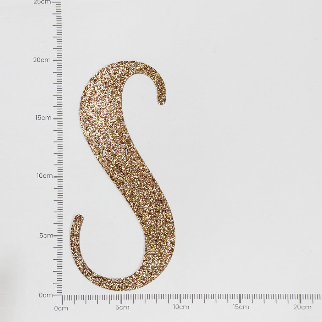 Happy Birthday Banner Rose Gold Custom Cursive Glitter Script Banner for Birthday Party