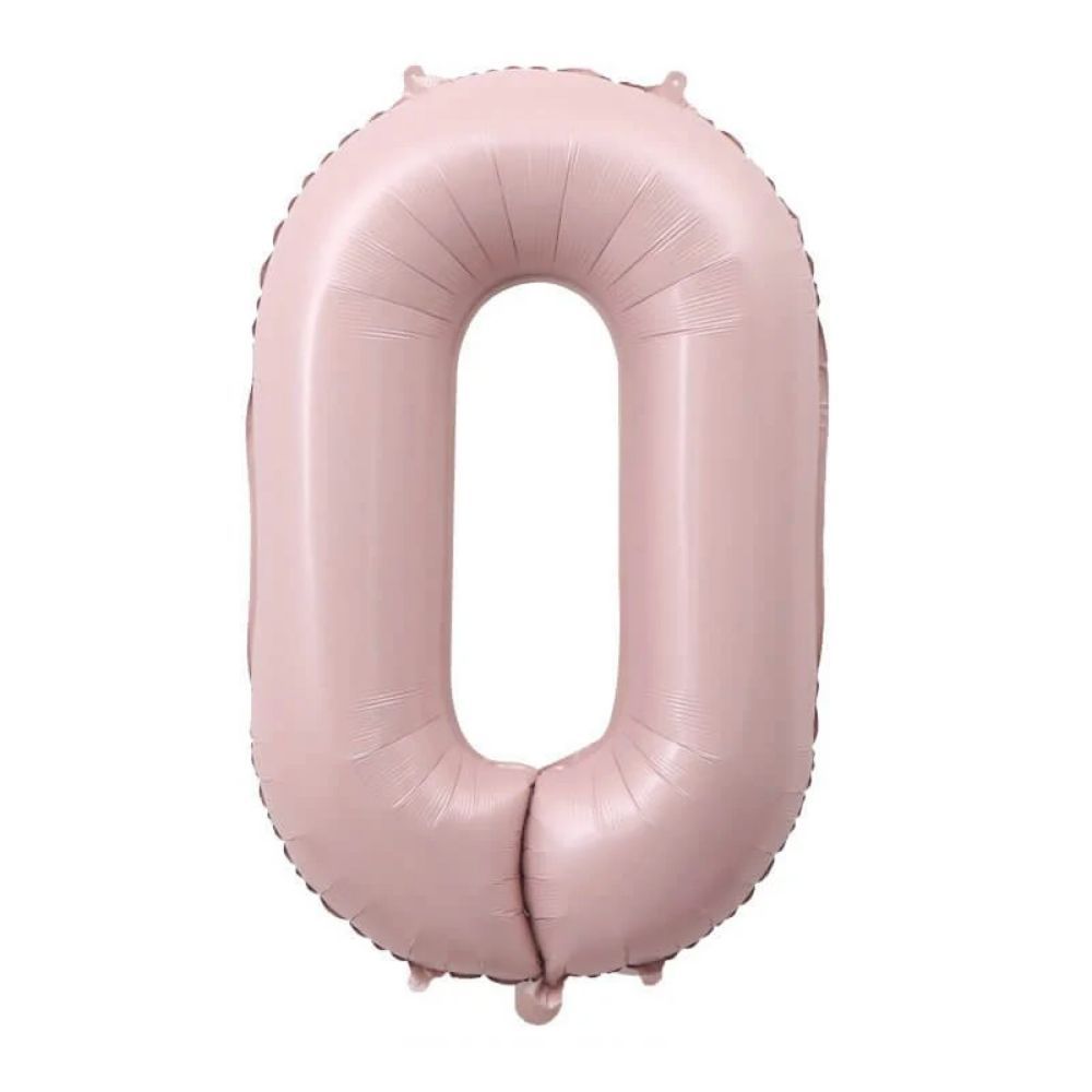 40 inch number balloon baby pink number balloon for birthday party decoration