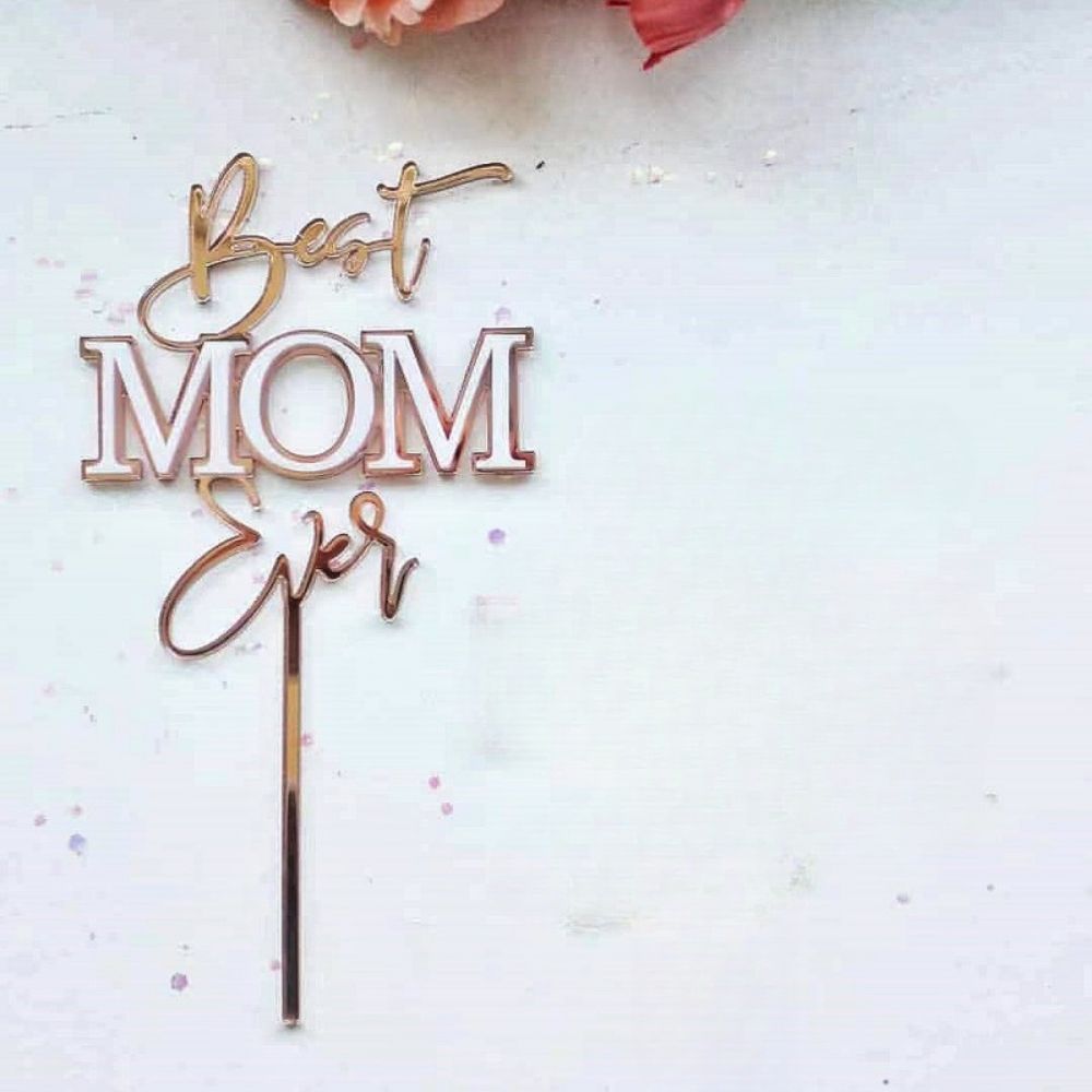 Happy Mother's Day Cake Topper for Cake Decoration